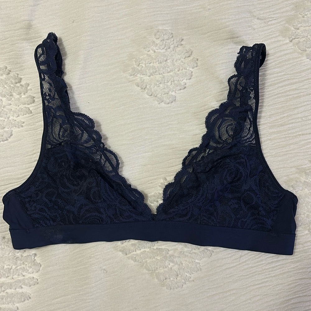 Navy PINK Bralette - Medium